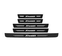 5 Pièces Seuil Porte Voiture Plinthes Autocollant pour Mitsubishi Xpander 2024 Fiber Carbone Protection Seuil de Porte Voiture Carrosserie Accessoire