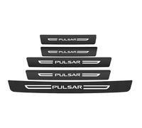 5 Pièces Seuil Porte Voiture Plinthes Autocollant pour Nissan Pulsar Fiber Carbone Protection Seuil de Porte Voiture Carrosserie Accessoire