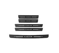 5 Pièces Seuil Porte Voiture Plinthes Autocollant pour Renault Kadjar 2018 2017 2016 2015 Fiber Carbone Protection Seuil de Porte Voiture Carrosserie Accessoire