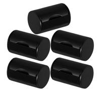 5 Pièces Shaker à Doigts pour Guitare Ukulélé Banjo, Noir, Compact | Son Constant, Usage Portable, Plastique et Métal, pour Voyages, Divers Genres Musicaux, Design Unique