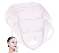 5 Pièces Silicone Réutilisable pour Lot de Masques Silicone Pratiques et Confortables pour Application de Masques Hydratants et Prévention de Évaporation