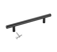 5 pièces SO-TECH® Poignée Bastingage G1 Poignée Barre Poignée Étrier massive Noir Entraxe 128 mm