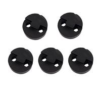 5 Pièces Sourdine de Violon B26 Noire en Caoutchouc, Ronde | Accessoire Professionnel, Anti-dérapant, Contrôle du Volume, Effet D’atténuation, pour Violoniste