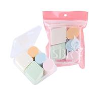 5 Pieces Spong Cosmetique Bouffee Doux Femmes Beaute Humide Sec Creme Poudre Fond De Teint Maquillage Visage Eponge Bouffee Outils De Beaute