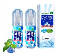 5 Pièces Spray Rafraîchissant Visage Et Corps,Spray Rafraîchissant Hydratant À La Menthe Poivrée,Mint Cool Sprays,Brume Rafraîchissante Pour Temps Chaud,Pour Les Sports De Plein Air Et Les Voyages (2)