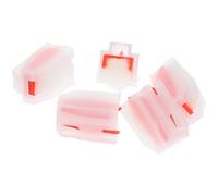 5 Pièces Stylet de Phonographe en Plastique Rouge | Précision de Lecture, Remplacement Simple, Installation Rapide, pour Tourne-disques et Lecteurs Vinyle