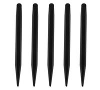 5 Pièces Stylet Interactif à Double Tête 10mm et 2,5mm | Plastique Noir, Compatible Écrans Infrarouges, Réponse Précise, Usage Bureau à Domicile et Prise de Notes