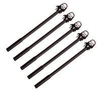 5 pièces stylo gel sur le thème d ' Halloween pointe lisse de 0, 5 mm pour écrire des fournitures scolaires et de bureau pour les étudiants adultes écrivant un journal amusant stylo scolaire