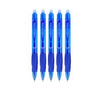 5 pièces stylo rétractable à poignée triangulaire encres gel effaçables pointe de 0.5MM séchage rapide pour la prise de notes fournitures de bureau scolaires effaçable par friction rétractable