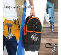 5 pièces Support de mèche multicolore, manche hexagonal 1/4 pouce, barre d'extension porte-clés, adaptateur de douille porte-clés Taille UniqueAcier au carbone