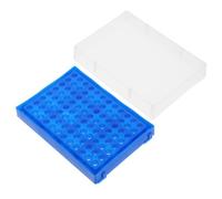 5 Pièces Support pour Tubes à Microcentrifugeuse 96 Puits, 0,2ml | Polypropylène Plastique, Étanche et Tri Codé Couleur, pour Laboratoire, Paillasse et Préparation D’essais