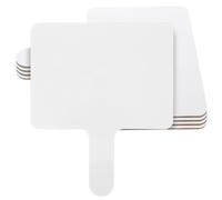 5 Pièces Tablette de Réponse Effaçable à Sec Portable, Double Face | Réunions et Rentrée Scolaire, Légère et Réutilisable, Format Mini, Tableau Blanc Portable