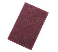 5 pièces tampons de Finition de Nettoyage Industriel tampons de Finition abrasifs tampons à récurer à la Main abrasifs pour Le Nettoyage de Polissage(Red)