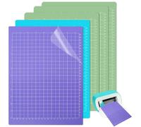 5 Pièces Tapis de Découpe pour Cricut Joy Xtra 8,5" x 12"/21.6×30.5cm Tapis de Coupe Adhésifs de Rechange, Tapis de Coupe Auto-Cicatrisant, Cutting Mat, Durable Antidérapant pour Couture