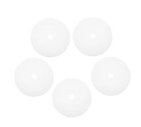 5 Pièces Tapis Déshydrateur Rond en Silicone Blanc, Antiadhésif | Maillage Alimentaire, Trou de 4cm, pour Légumes et Jerky, Usage Maison
