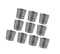5 pièces tasse à mesurer liquide tasse de cuisine transparente cylindre de laboratoire transparent pour outil de cuisine cylindre de mesure gradué