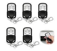 5 Pièces Telecommande Universelle Portail 433,92 MHz Code Fixe Bip Portail Universelle Sans Fil Compatible 4 Boutons Touches Copieuse pour Voiture et Porte de Garage