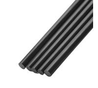 5 pièces tige ronde en Fiber de carbone, longueur 50 cm barre en Fiber de carbone, diamètre 0.5mm 0.7mm 0.8mm tiges en Fiber de carbone solide(0.5mm)