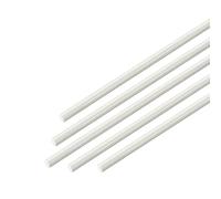 5 pièces tiges rondes en fibre de verre blanche 20 * 1/8 pouces, projets de bricolage barre en fibre de verre FRP solide for parapluie de sac de tente