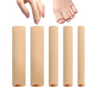5 Pieces Toe Protectors,3 Sizes Cuttable Silicone Toe Protector,15 Cm Soft Gel Toe Protection Tube Bandage For Corn,Blister,Callus,Toe And Finger