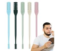 5 Pièces Tondeuse À Poils De Nez, Lavable Couteau À Poils De Nez Double Face Tondeuse Nez Oreilles 2 En 1 Rasoir Nez Pour Homme Et Femme, 9.3cm
