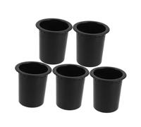 5 Pièces Tube D’évent Bass-reflex Noir en Plastique 70mm
