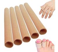 5 Pièces Tube de Coussin d'Orteil 0,98 Pouce 6 Pouces Manchons de Tube d'Orteil Protecteurs de Coussin de Cors en Gel Doux pour Cors