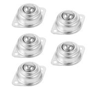 5 Pièces Unité de Roulement à Billes de Transfert 1 Pouce | Mouvement sans Friction, Modules Réarrangeables, Glissement Silencieux, Faible Vibration, Surface Acier Lisse