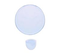 5 pièces Ventilateurs Ronds d'été Pliables for l'extérieur avec Ventilateur à Main de Poche pliants extérieurs Circulaire Disque Volant pour L'Été