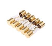 5 pièces verre plaqué or AGU fusible fusibles Pack amplificateur Audio de voiture 60/80/100 AMP Câblage de protection (Color : 60 Amp)