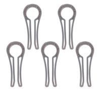 5 Pièces Verrouillage Garçon Fille pour Bouton de Cuisinière à Gaz, Clip | Silicone Résistant à Chaleur, Installation sans Outil, Bloque les Manipulations, pour Parents, Préparation des Repas Cuisine