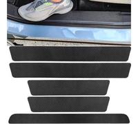 5 Pièces Voiture Plaques Seuil Porte pour Ford Mustang Ⅴ Coupe/Cabrio 2004 2005 2006 2007 2008-2013 2014, Autocollant Seuil Porte Voiture Seuil Protection Coffre Protecteur Seuil Porte