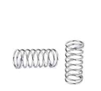 5 pièces WD 1.0mm OD 17/18/19/20/25mm longueur 10-100mm bobine cylindrique ressort de Compression Rotor retour comprimé libération pression(10mm,25mm)