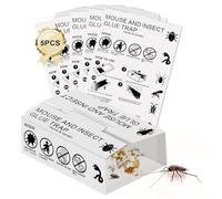 5 Pièges à Punaises, Piège à Cafards, Moniteur et Détecteur pour Punaises de Lit et Autres Parasites d'Intérieur,Pièges pour les cafards et autres insectes Rampants