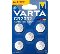 5 piles CR 2032 VARTA en blister dont 1 gratuite
