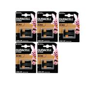 5 piles Duracell 245 2CR5 Lithium (5 ampoules de 1 batterie)