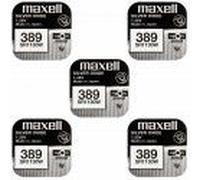 5 piles Maxell 389 SR1130W Silver Oxide 1,55 v