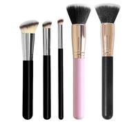 5 Pinceaux De Maquillage D'Apprêt, Outils De Beauté Du Visage Multifonctionnels, Ensemble De Pinceaux De Maquillage Professionnels, Adaptés Aux Créations De Maquillage Exquises.