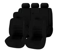 5 Places Ensembles Housses Siège Voiture pour Ford Explorer/Explorer PHEV Hybrid, 9 pièces Set Complet Housses De Siège Voiture Lavable Interieu,Black