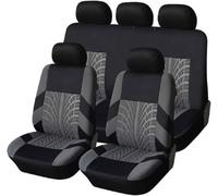 5 Places Voiture Ensembles Housses Siège pour BMW 2 Series U06 2022 2023 2024, Auto Avant Arrière Complète Imperméable Respirant Confort Protections Coussins,Grey
