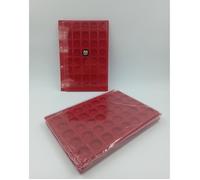 5 plaques / intercalaires en feutrine pour capsules muselets 40 cases (pour classeur format A4) avec couvercle