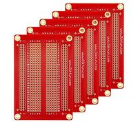 5 platines d'expérimentation Gikfun GK1007U - Soudables - Finition plaquée or - Platines de prototypage - Kit pour Arduino