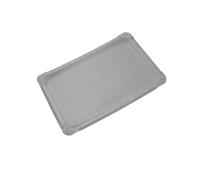 5 PLATS DE SERVICE CARTON 24X33CM GRIS ACIER
