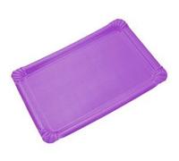 5 plats de service carton 24x33cm pourpre - dart 144568 Violet G