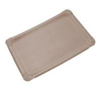 5 plats de service carton 24x33cm taupe - dart 144558 Gris G