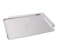 5 plats de service traiteur 28x42cm argent - crokus c123621 Gris G