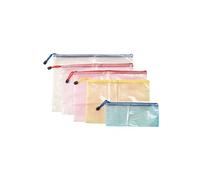 5 pochettes avec fermeture à glissière