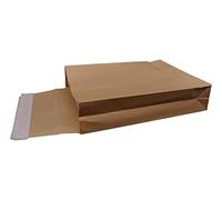 5 Pochettes KRAFT ARMÉ C4 avec soufflet de 70 mm 229 x 324 mm 135 g kraft renforcé Brun auto adhésive enveloppe 22 x 33 soufflet 7 cm armé enveloppe haute pochette expédition solide indéchirable