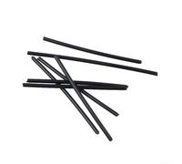 5 points d'incrustation de touche de guitare, marqueurs latéraux en tailles 0, 5 mm et 2 0 mm, longueur 100 mm, essentiel pour les joueurs de guitare (noir)
