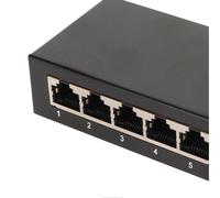 5 Port Ethernet Unmanaged Switch 100M Ethernet Splitter Network Switch Hub Shunt to 240V for Home
